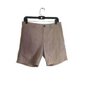 Club Monaco Shorts Men's Size 29 Beige Baxter Fit Cotton Blend
